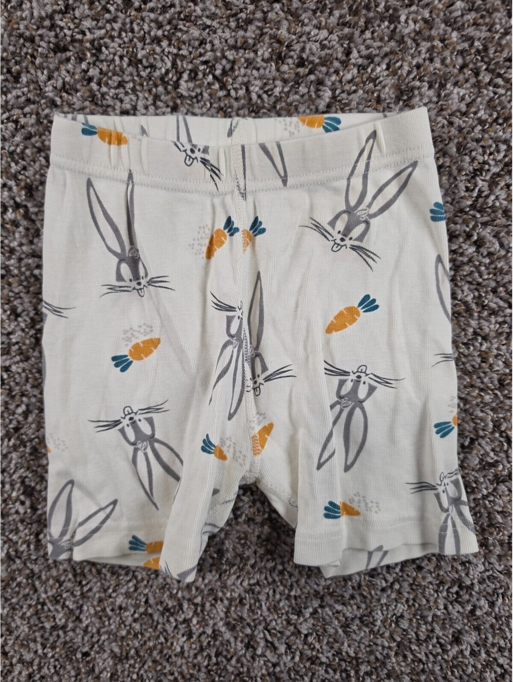 Looney Tunes x Hanna Andersson Kids Sz 120 (us 6-7) Pajama Shorts Buggs Bunny